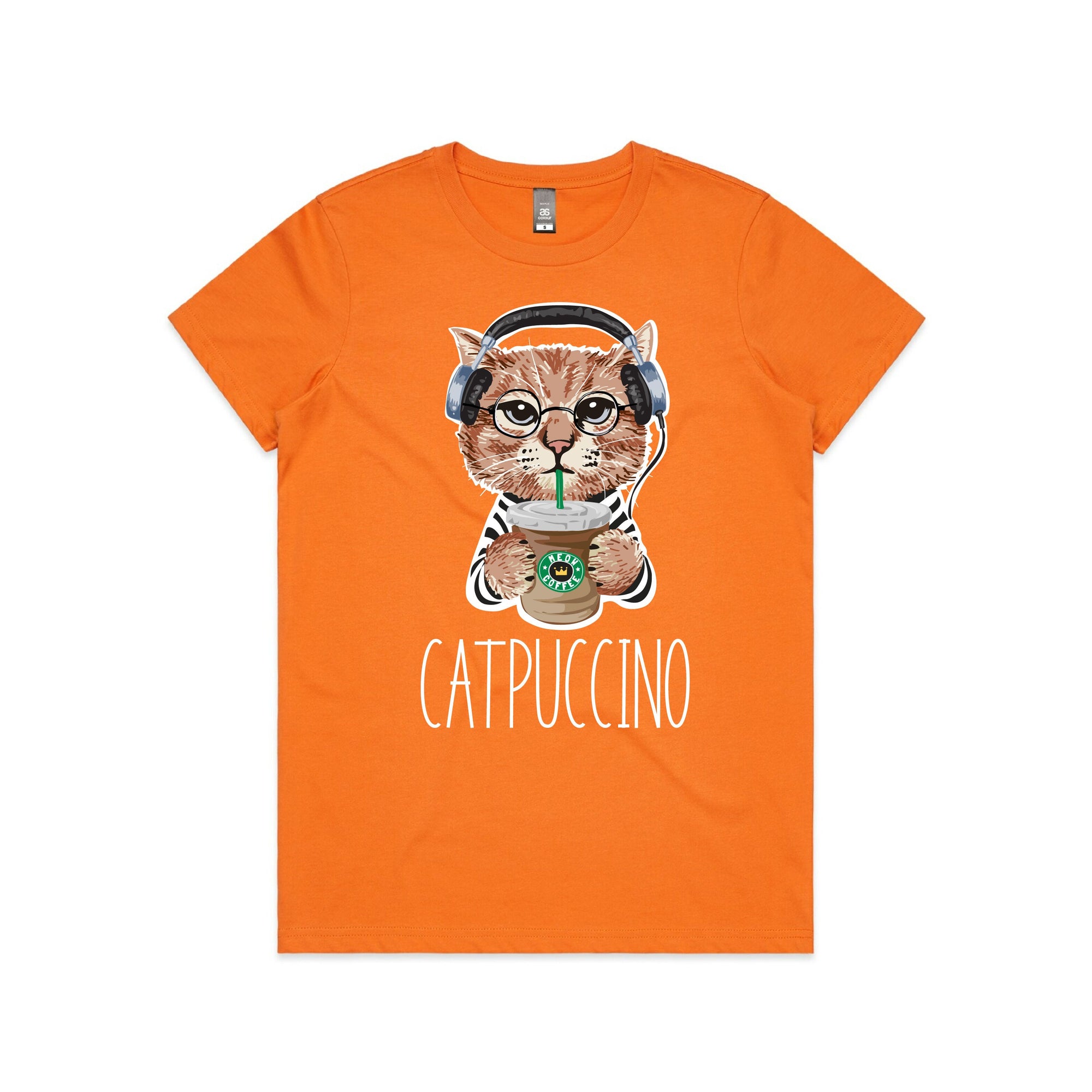 Cat T-Shirt, Catpuccino T-Shirt, Funny Cat T-Shirt, Womens, Mens & Kids Sizing, Kitty Tee, Kitten T-Shirt, I Love Cats T-Shirt, Cat Lover