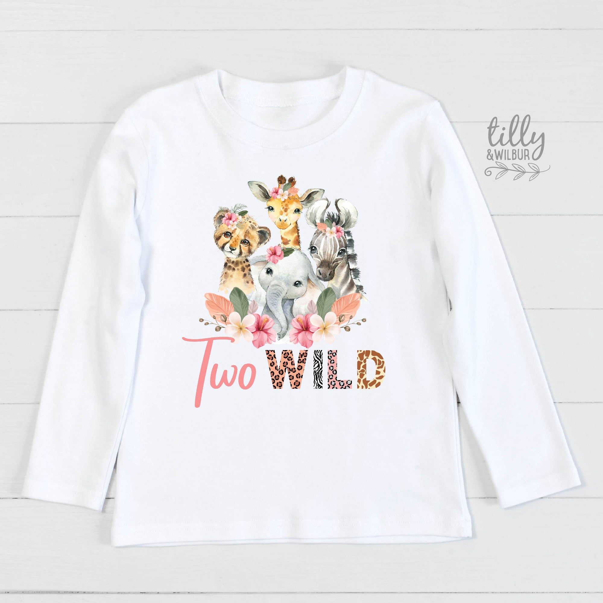 Two Wild T-Shirt, Two Wild Birthday T-Shirt, Safari Animal 2nd Birthday T-Shirt, Two Birthday T-Shirt, Safari Birthday, Jungle Animal Theme