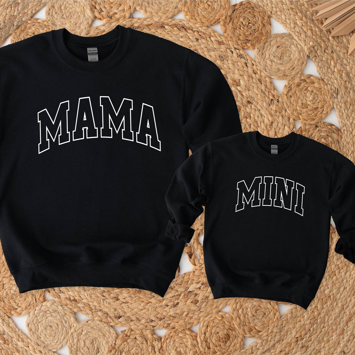 Mama &amp; Me Sweatshirts, Mama Jumper, Mini Jumper, Mama And Mama's Mini Matching Outfits, Our First Mother's Day, Mother Daughter, Mother Son