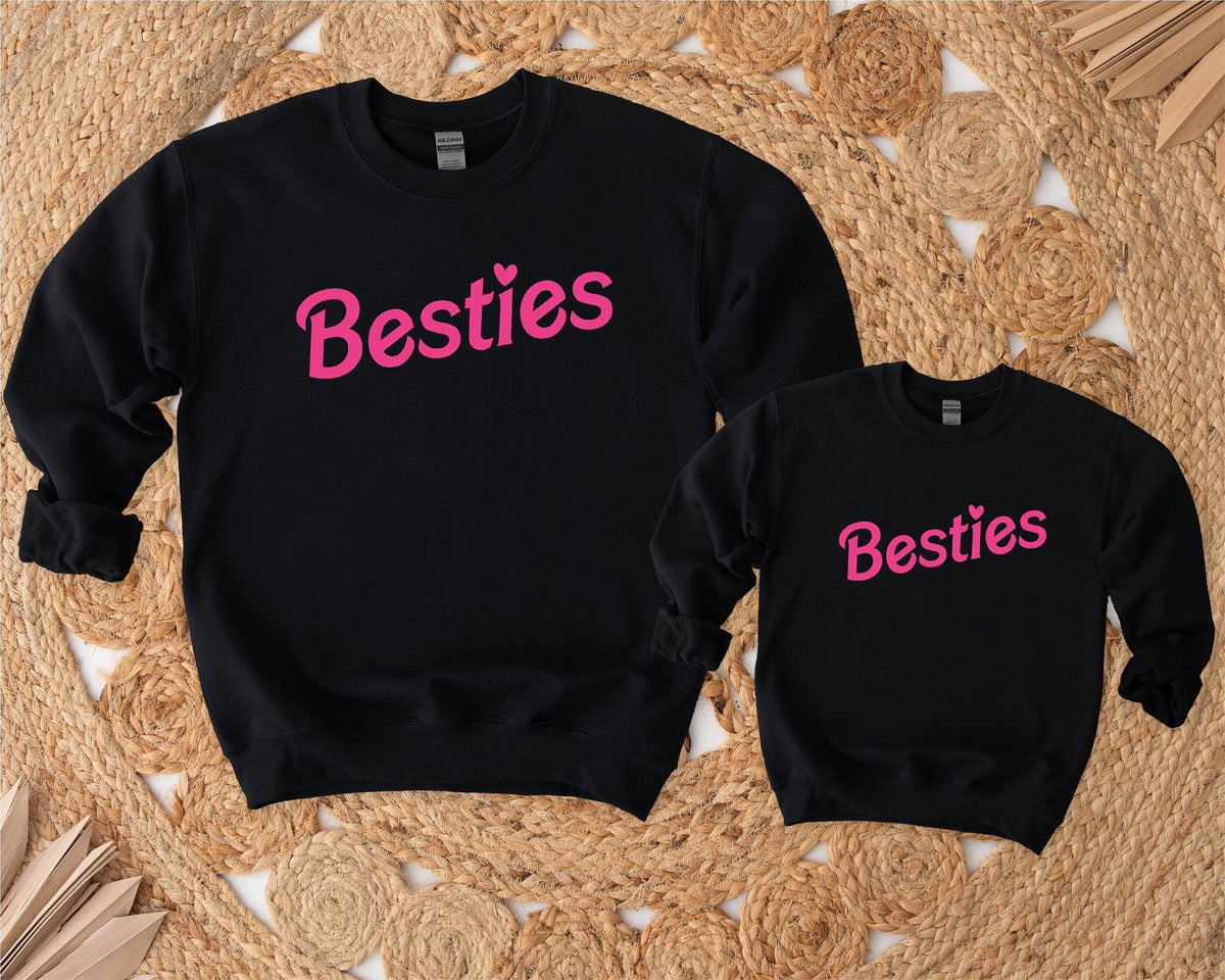 Besties Sweatshirts, Besties Jumpers, Mummy And Me Matching Outfits, Our First Mother&#39;s Day, Mother Daughter, Best Friends, Friends Forever