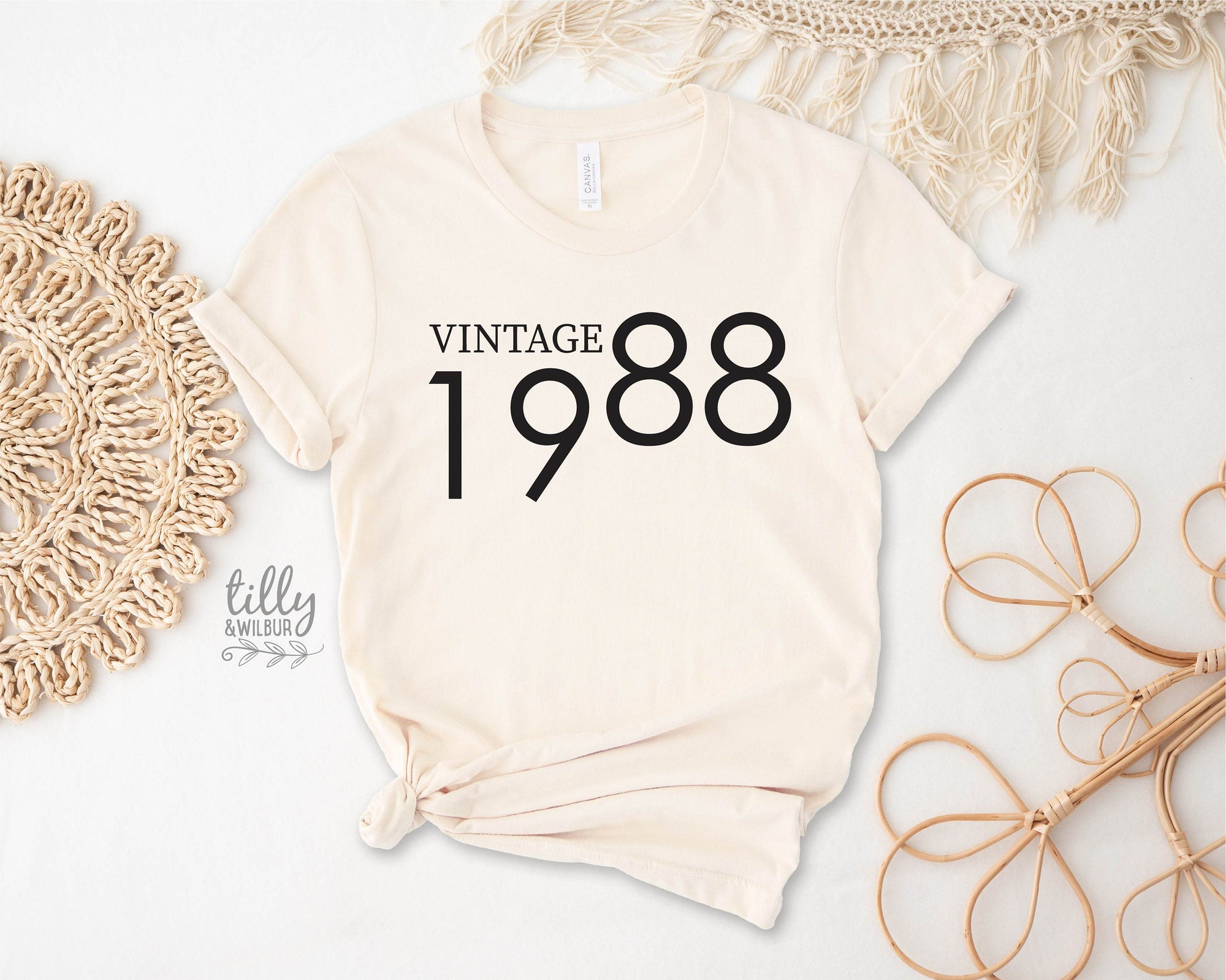 Vintage Birthday T-Shirt With Personalised Year, Limited Edition Birthday T-Shirt, Limited Edition T-Shirt, Personalised Birthday T-Shirt