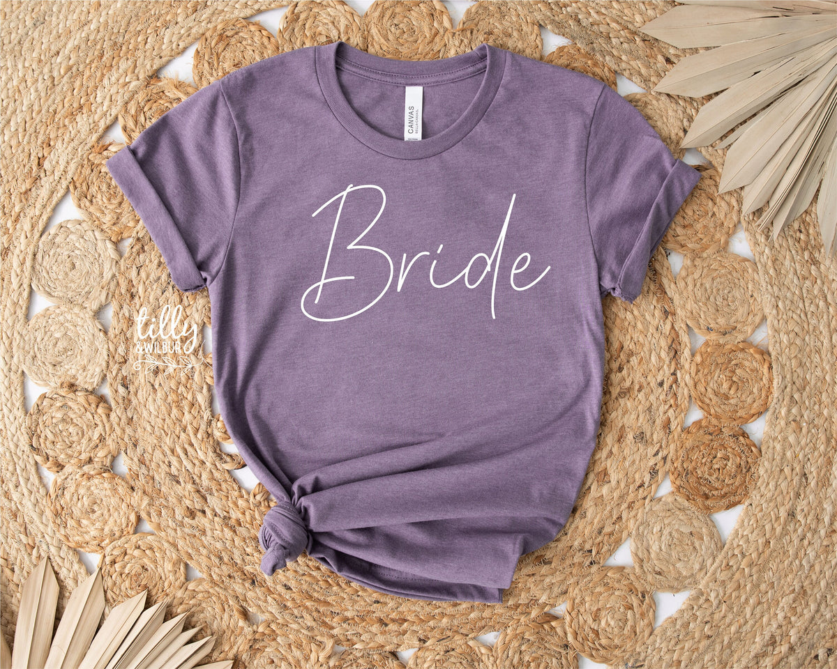 Bride T-Shirt, Wife T-Shirt, New Bride, Mrs Shirt, Engagement T-Shirt, Bridal Gift, Wedding Gift, Just Married T-Shirt, Wedding T-Shirt