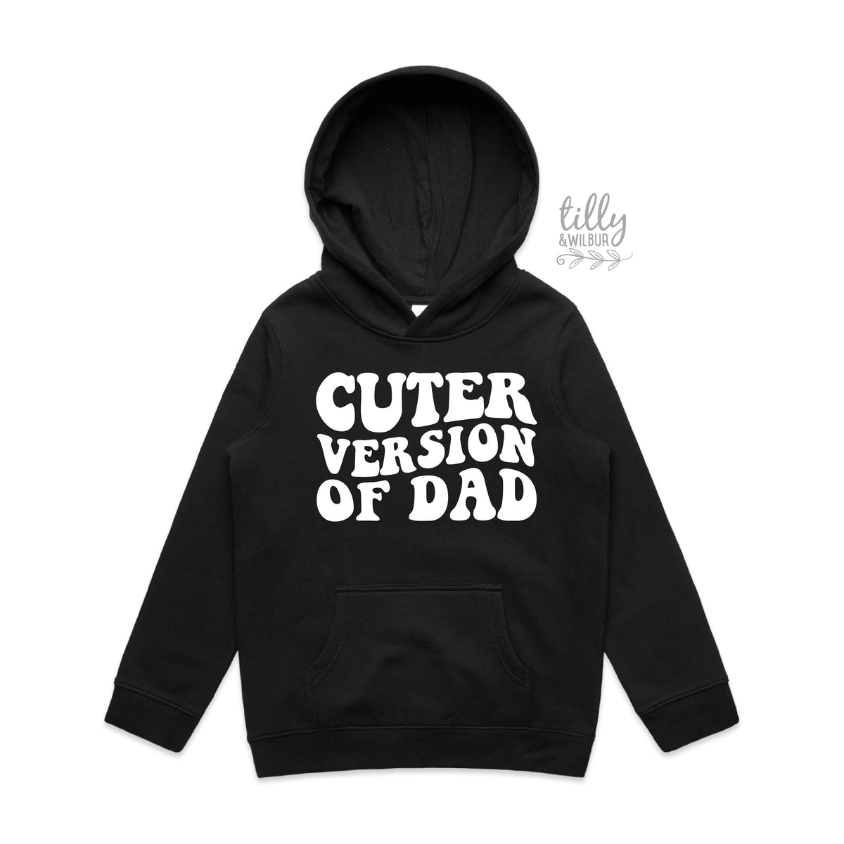 Cuter Version of Dad, Sweatshirt, Kids Outfit, Fathers Day Gift, Funny Dad, Kid&#39;s clothing, Jumper, Cute kids, Cuter Than Dad Jumper