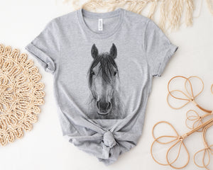 Horse T-Shirt, Women's Men's Kids, Equestrian Gift, Horse Riding TShirt, Just A Girl Who Loves Horses, Horse Art, Horse Owner, Horse Gift