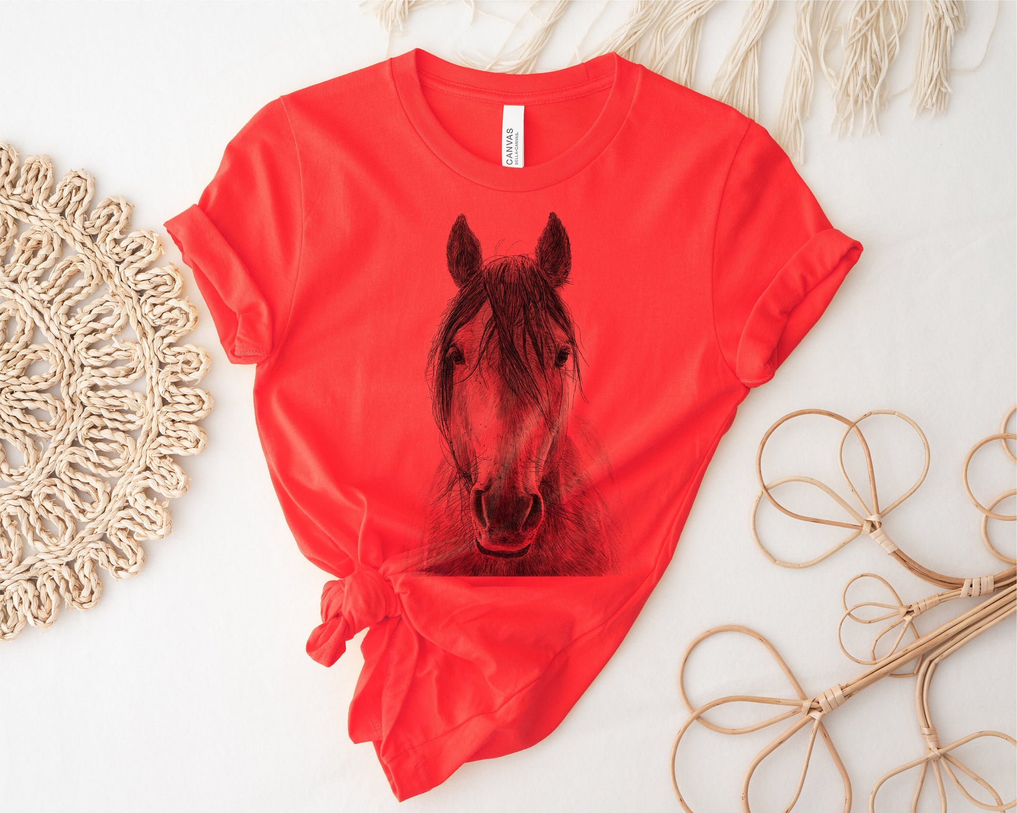 Horse T-Shirt, Women's Men's Kids, Equestrian Gift, Horse Riding TShirt, Just A Girl Who Loves Horses, Horse Art, Horse Owner, Horse Gift