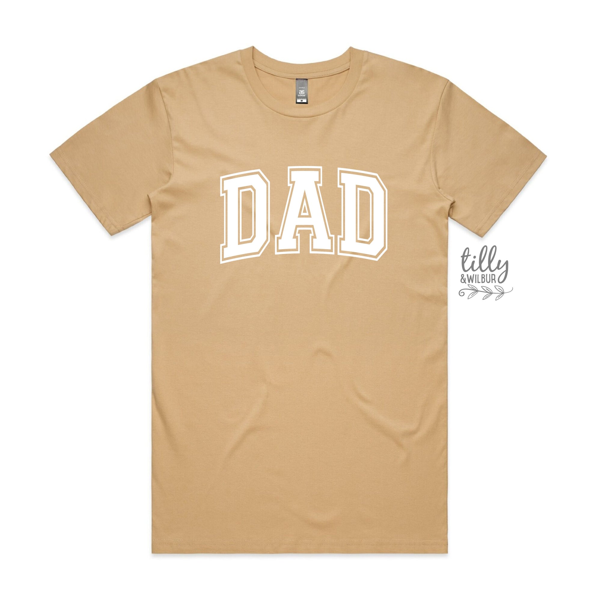 Dad Varsity T-Shirt, Father's Day Gift, Pregnancy Announcement T-Shirt For Dad, Pregnancy Gift To Husband, New Dad Gift, Dad Birthday Gift