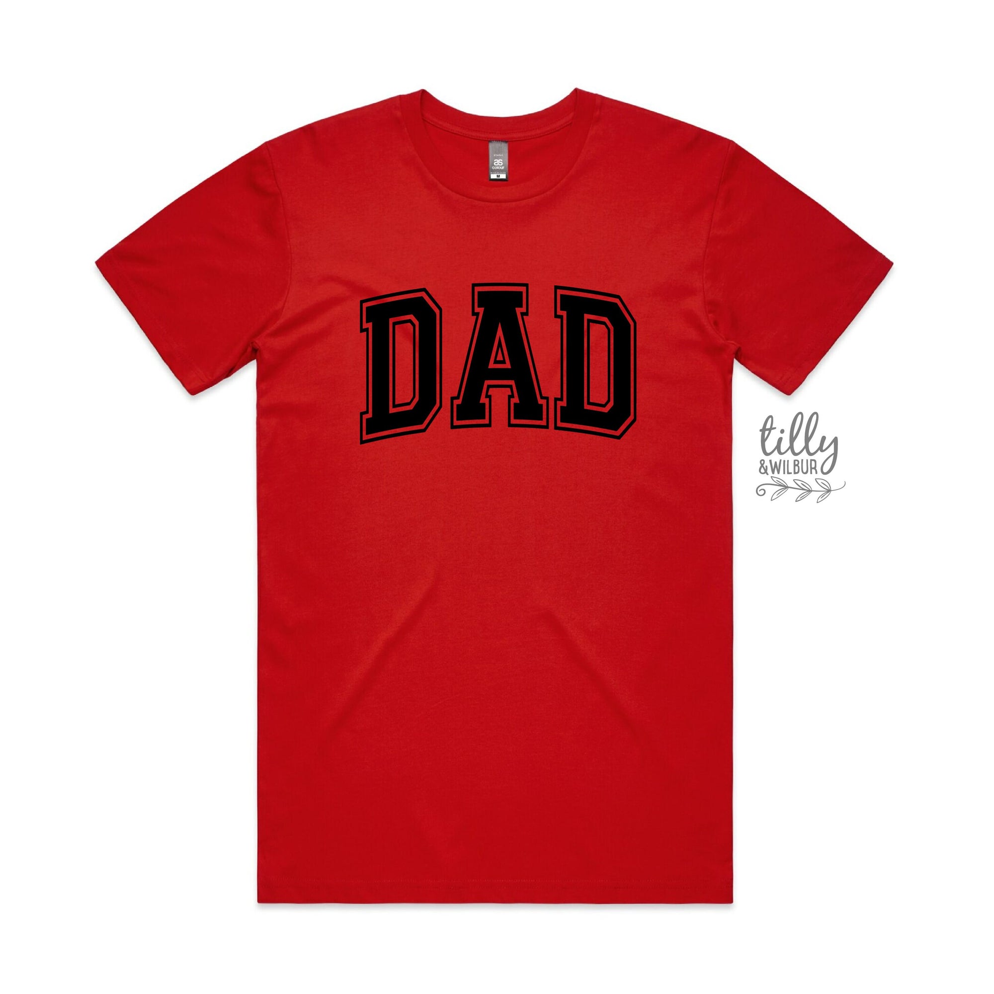 Dad Varsity T-Shirt, Father's Day Gift, Pregnancy Announcement T-Shirt For Dad, Pregnancy Gift To Husband, New Dad Gift, Dad Birthday Gift