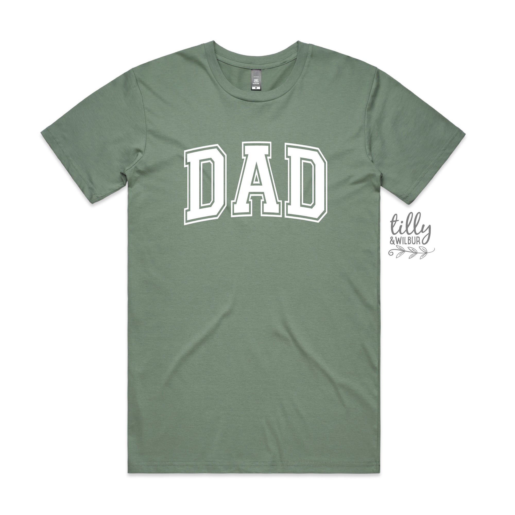 Dad Varsity T-Shirt, Father's Day Gift, Pregnancy Announcement T-Shirt For Dad, Pregnancy Gift To Husband, New Dad Gift, Dad Birthday Gift