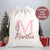Personalised Santa Sack, Nutcracker Alphabet Santa Sack, 50x70cm, High Quality Cotton Linen, Christmas Gift Bag, Christmas Keepsake, Ballet