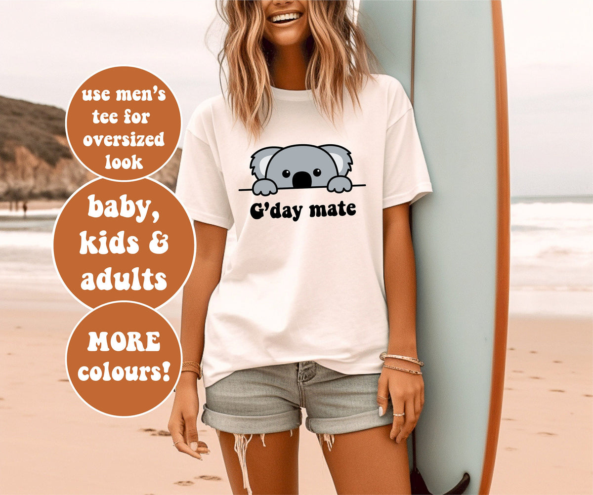 G&#39;day Mate T-Shirt, Australia Day T-Shirt, Aussie Slang T-Shirt, Aussie Slogan T-Shirt, Funny Australia T-Shirt, Australiana, Australian