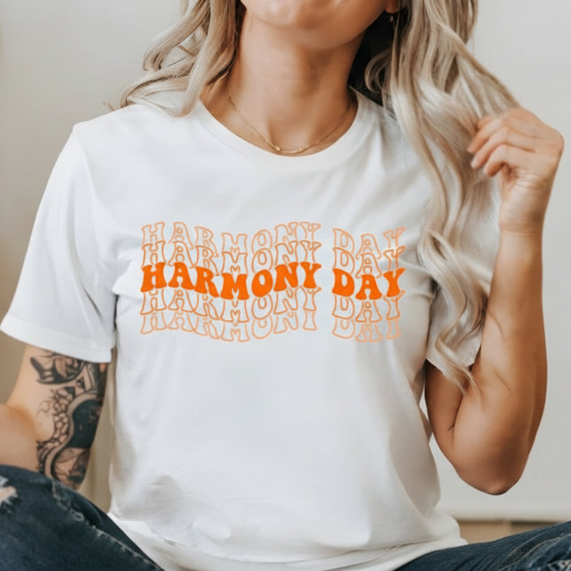 Harmony Day T-Shirt, Harmony Day - 21st March, Orange Harmony Day T-Shirt, Everyone Belongs, School T-Shirt, Babies, Kids, Womens And Mens