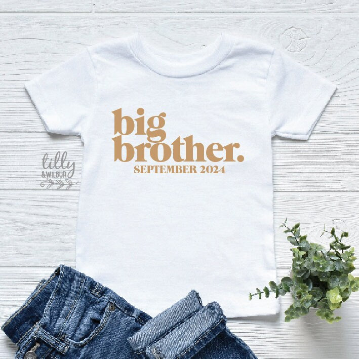 Big Brother T-Shirt, Pregnancy Announcement T-Shirt, Big Bro Shirt, I'm Going To Be A Big Brother, Big Brother Gift, Promoted To Big Brother