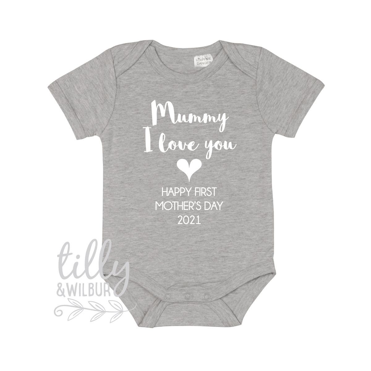 Mummy I Love You Happy First Mother&#39;s Day With Custom Year