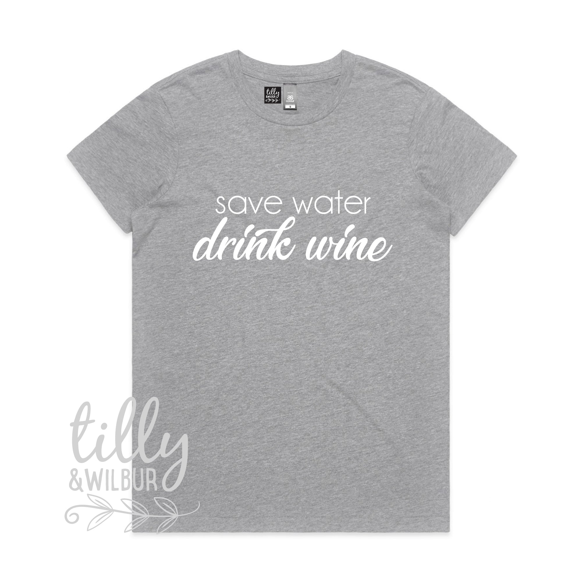 Save Water Drink Wine Women's Tee